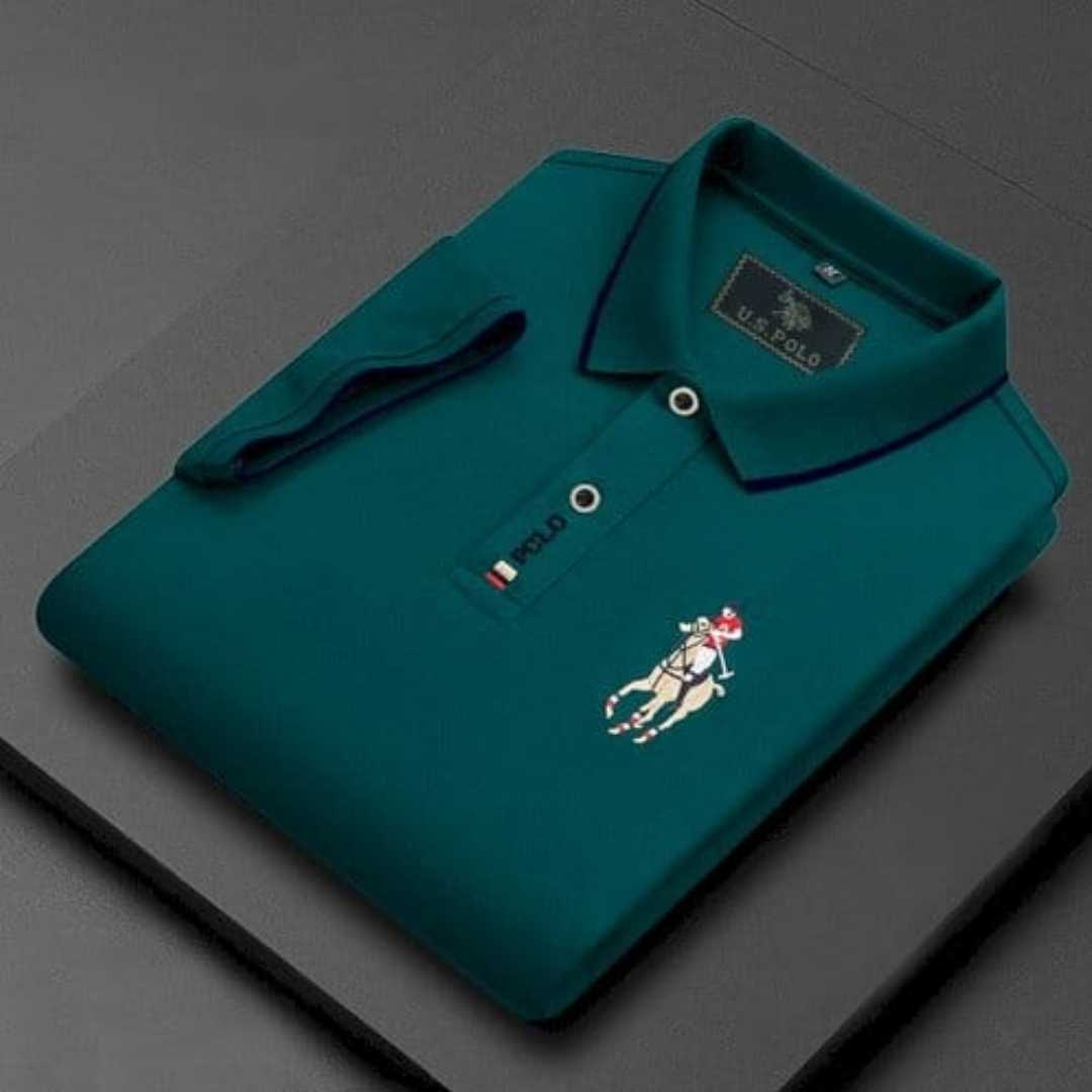 Super Premium Cotton Half Sleeve Polo Shirt For Men